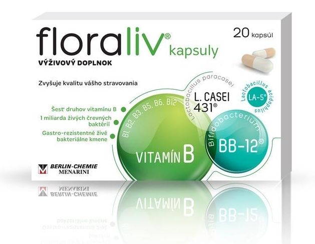 floraliv kapsuly vitamíny probiotiká