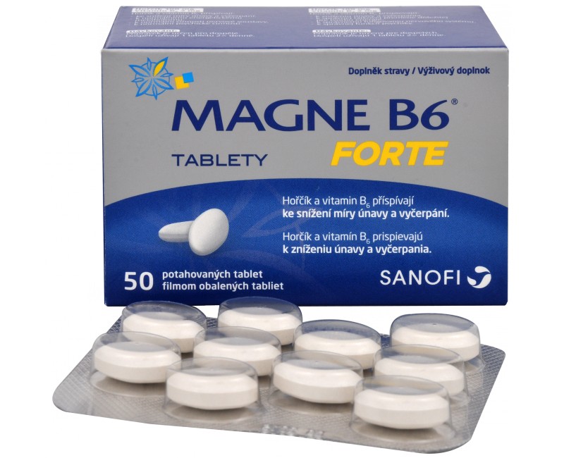 magne B6 forte - magnézium v tabletách