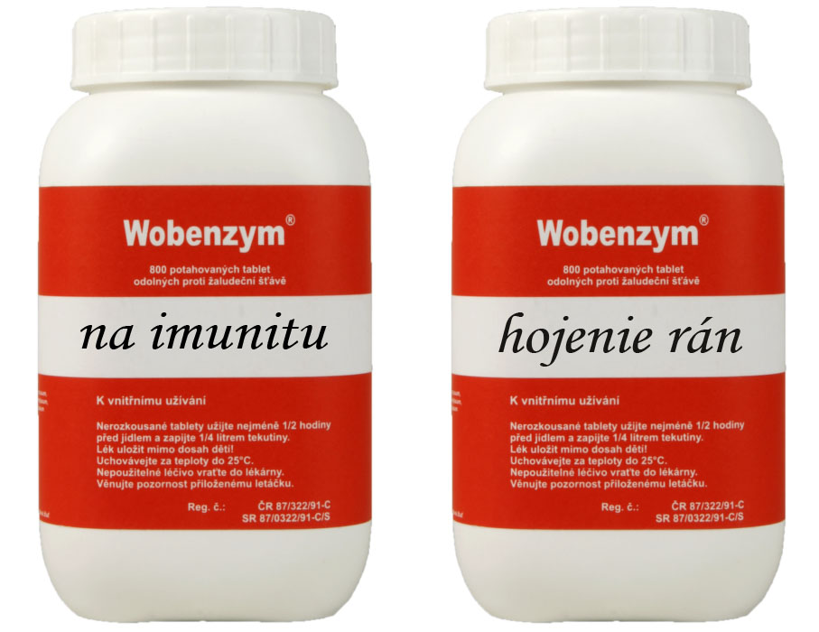 wobenzym na imunitu a hojenie rán